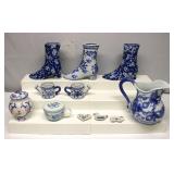 Boot Vases Pitchers Home Decor Lot