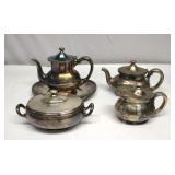 PENNSYLVANIA RAILROAD SILVER PLATED Tea Pots