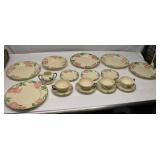 Vintage Franciscan Desert Rose Ceramic Dishes 18ps