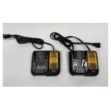 Dewalt Battery Chargers set of 2