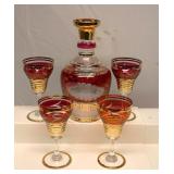 VTG Bohemian Decanter Set