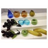 Vintage Glass Fruit Lot
