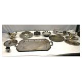Silver Plate Dishes Lot