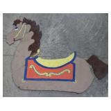 Wooden Childï¿½s Carousel Horse Rocker Cut Out