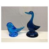Vicking Glass Duck & Leo Ward Bluebird