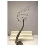 Curtis Jere Abstract Woman Silhouette Sculpture