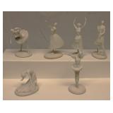 Ballerina Figurines Franklin Mint set of 6