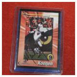 Mike Koenen Signed Baseball Card