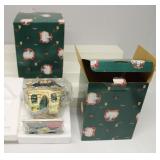 Clayworks Christmas Houses Set of 2