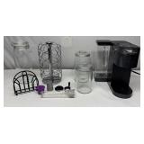 Keurig Coffee Pot & Misc. Kitchenware Lot