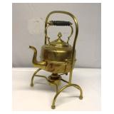 Victorian Brass Spirit Kettle Tilting Stand