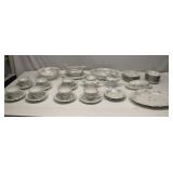 Johann Haviland Bavaria Germany Blue Garland  Set