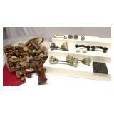 Antique Door Knobs & Glass / Wood Drawer Pulls