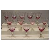 Tiffin Franciscan WISTERIA Pink Water Goblet