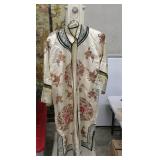 Mid Century Chinese Embroidered Silk Robe
