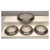 Frank M. Whiting & Co. Sterling Sliver Coasters