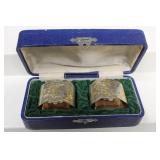 Zarist Silver Russian Napkin Rings 1882 to 1896