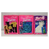 Vintage Barbie Clothes 3 Sets Factory Sealed