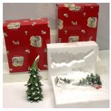 Blue Sky Clayworks Christmas Trees New 2 Boxes