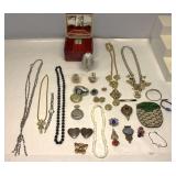 Estate Costume / Sterling Jewlery Lot