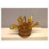 1964 MCM Hollywood Regency Gold Cocktail Picks