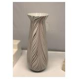 Mid Century Art Glass Vase 17" Tall