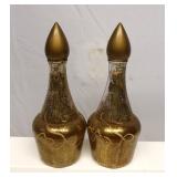 Vintage J M After Batch Friction Lotion Bottles