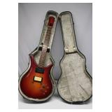 Odyssey electric guitar ( Needs Repair ) w Case