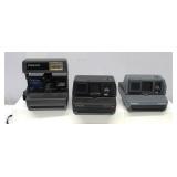 Vintage Poloroid Camaras set 3