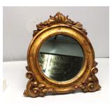 Vintage Wood Vanity Mirror