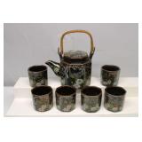 Mid Century Tea Pot Set