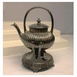 Vintage Meridan B Co. Silver PLate Tea Kettle