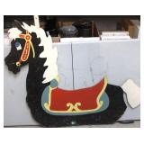 Wooden Childï¿½s Carousel Horse Rocker Cut Out