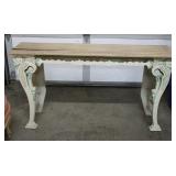 Vintahe Sofa Table 50"W 27.5"T 12"D