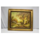 Oil on Canvas Signed 31" x 27"