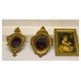 Vintage Wood Carved Artwork & Mirrors