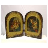 Vintage the Crib Virgin a Grappe Art Work