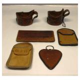 Vintage Hand Made Leather Items
