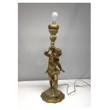 Vintage Figural Lamp 34" Tall