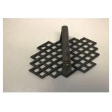 Cast Iron Grill Marks Press