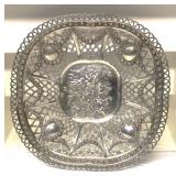 Sterling Silver Cherub Centerpiece Marked 800