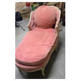 FRENCH PROVINCIAL Chase Lounge 32"T 53"L 26"D