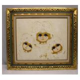 Oil on Canvas Signed Gillis Huyghe 32" x 29"