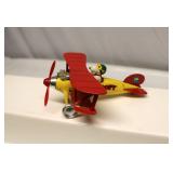 1965 Snoopy Airplane Aviva Toy Co.Diecast Metal