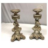 Very Ornate Candleholders Set of 2