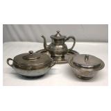 PENNSYLVANIA RAILROAD SILVER PLATED DISHES