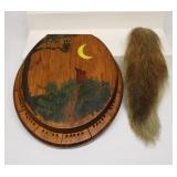 Toilt Lid Board Game & Squirrel Tail