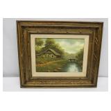 Oil on Canvas Signed 19" x 16" Framed