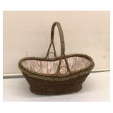 Antique Garden Basket 25"W 15"D 23"T