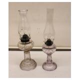 Antique Oil Lamps set of 2